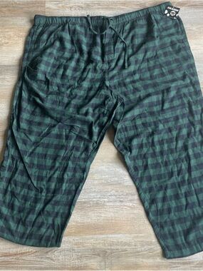 Joe Boxer Flannel Pajamas Pants 4XL Bottom Green Mens Super Soft
